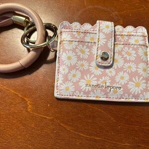 Nanette Lepore wrist card holder key chain